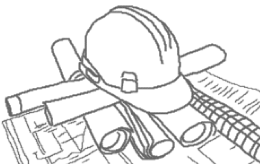 construction hard hat drawings